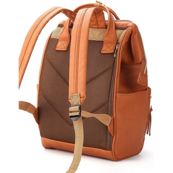 Leather Backpack with Laptop Compartment Travel School for Women main image 4